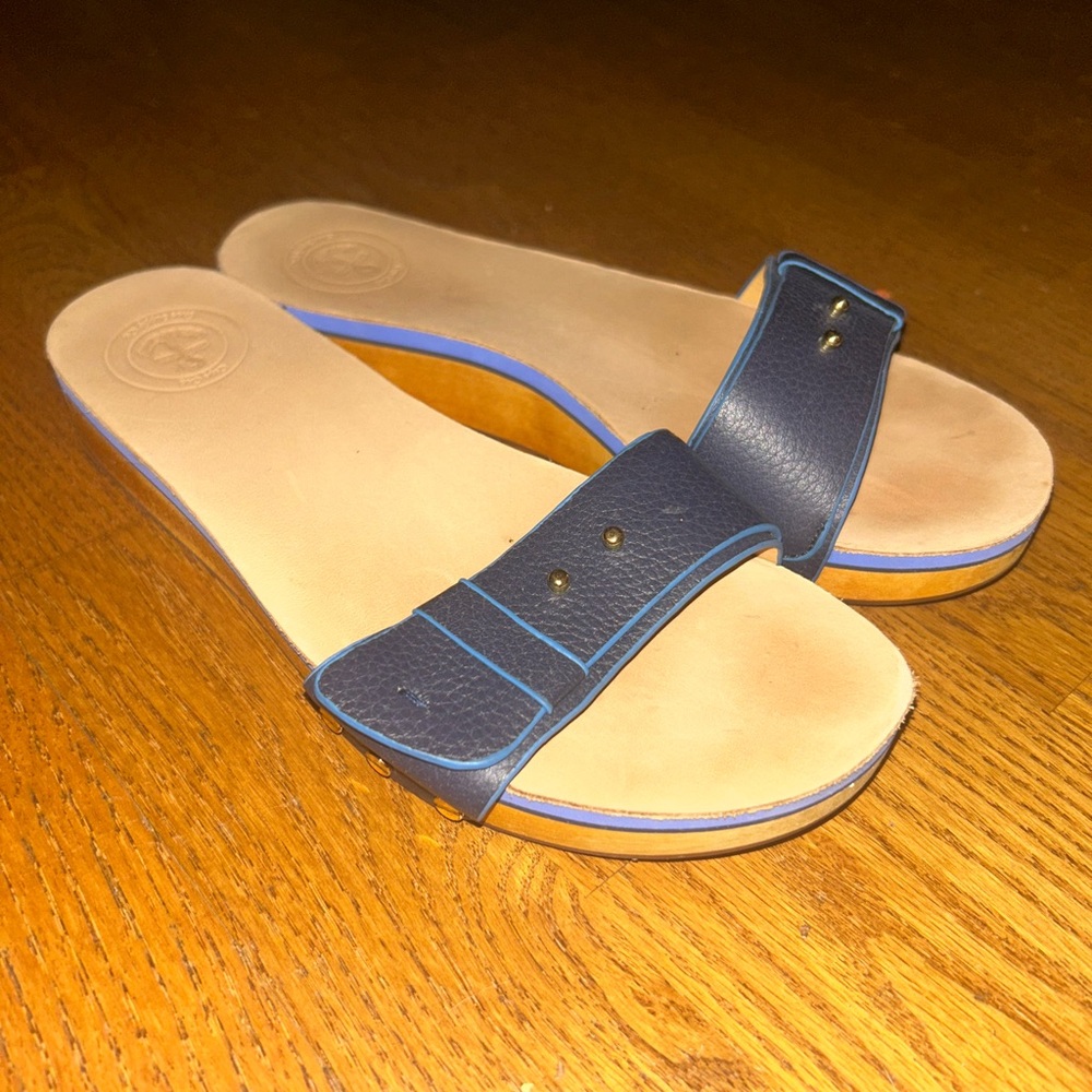 Cape Cod Supply Co Women’s Josie Slide Sandals in Navy - Picture 2 of 5